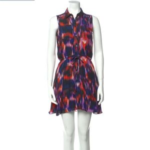 Parker Printed Mini Dress Sz small